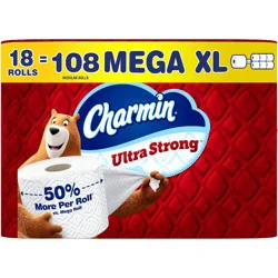 Charmin Ultra Strong Toilet Paper - 18 Mega XL Rolls
