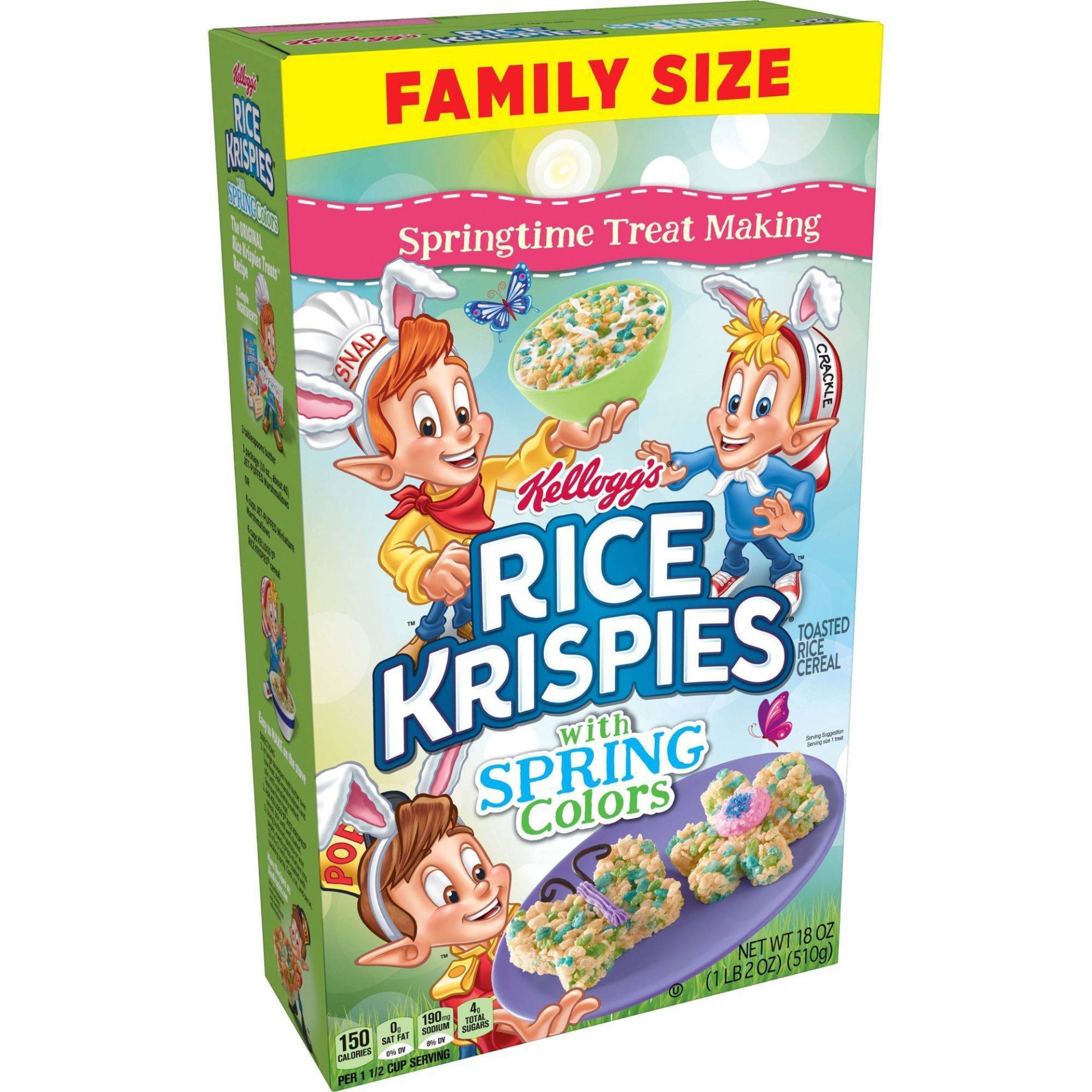slide 1 of 5, Kellogg's Rice Krispies Cereal, 18 oz