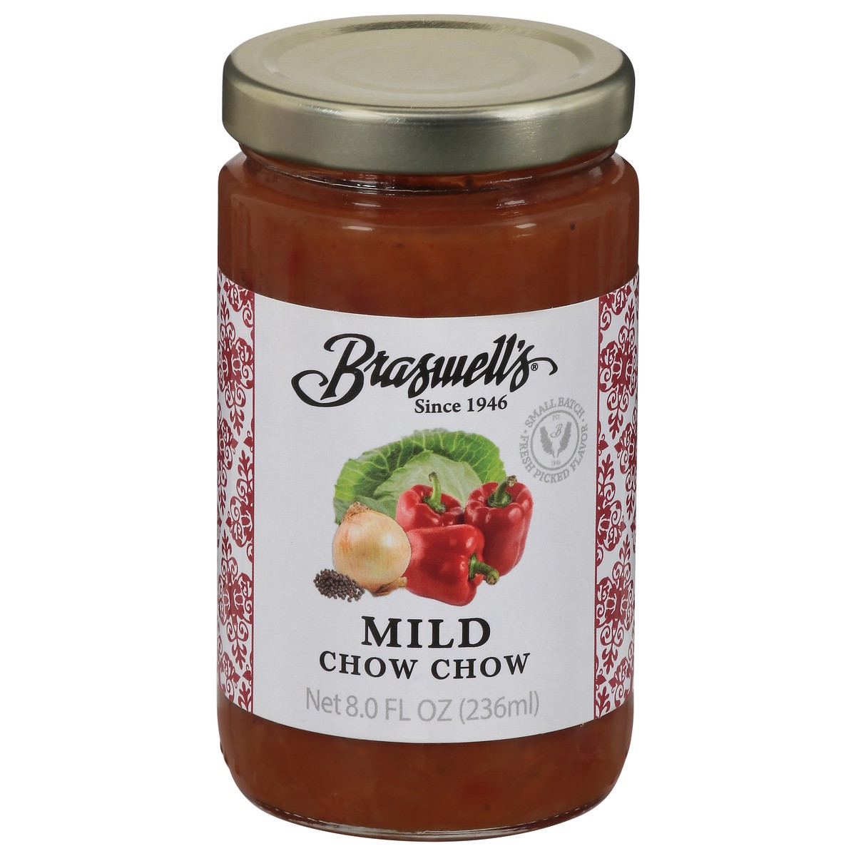 slide 1 of 2, Braswell's Mild Chow Chow, 8 oz