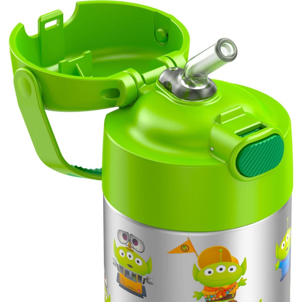 Thermos 12oz FUNtainer Water Bottle with Bail Handle - Green Pixar 1 ct