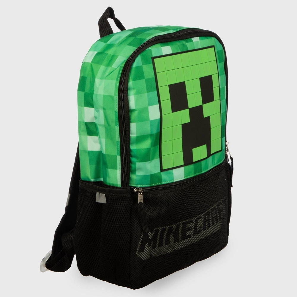 slide 3 of 5, Minecraft Kids' Backpack - Black, 1 ct