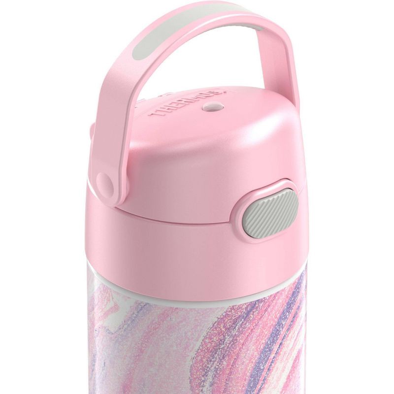 slide 3 of 9, Thermos 16oz Stainless Steel FUNtainer Water Bottle with Bail Handle - Pink Marble, 1 ct