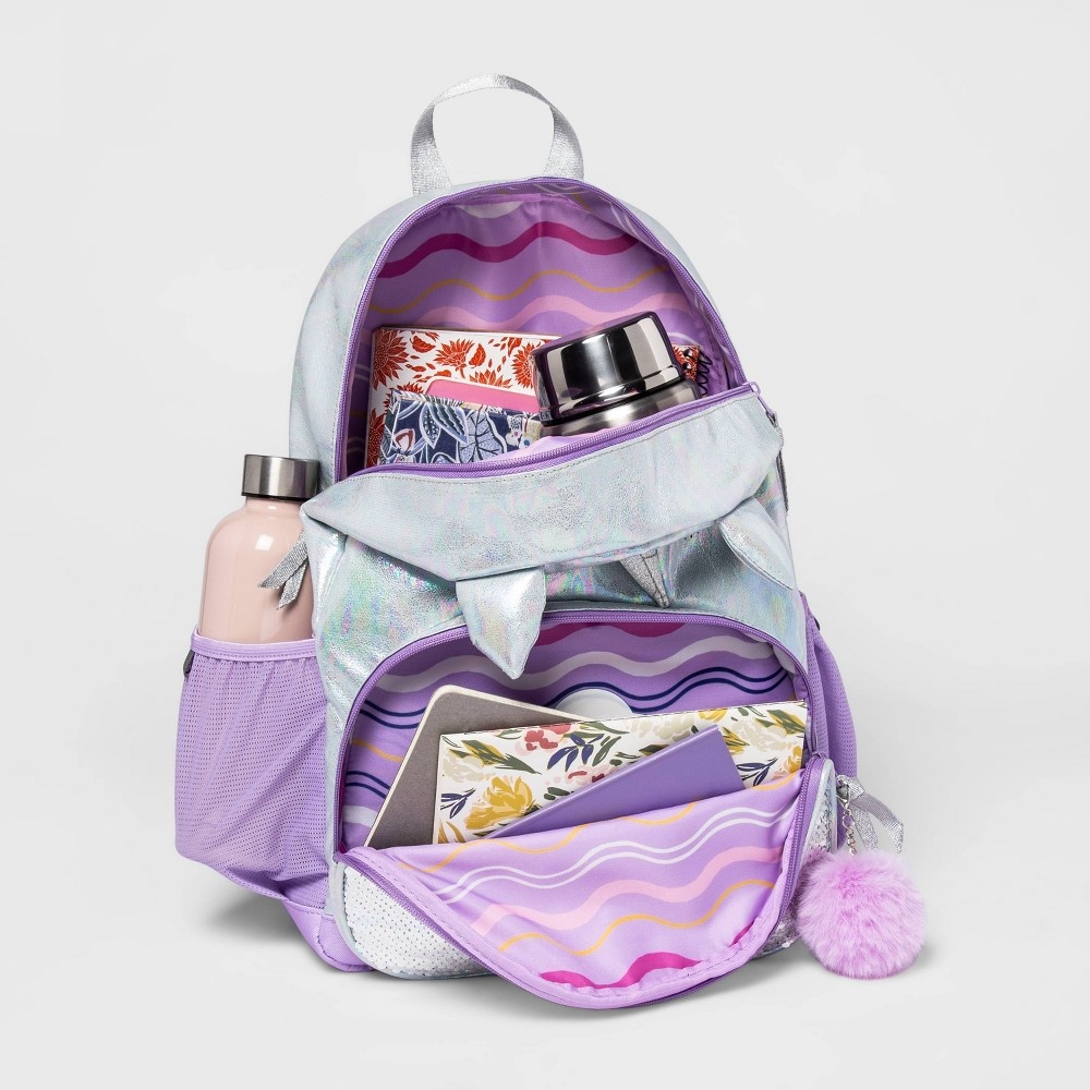 Kids' 16.8 Unicorn Pocket Backpack - Cat & Jack™ White/Purple