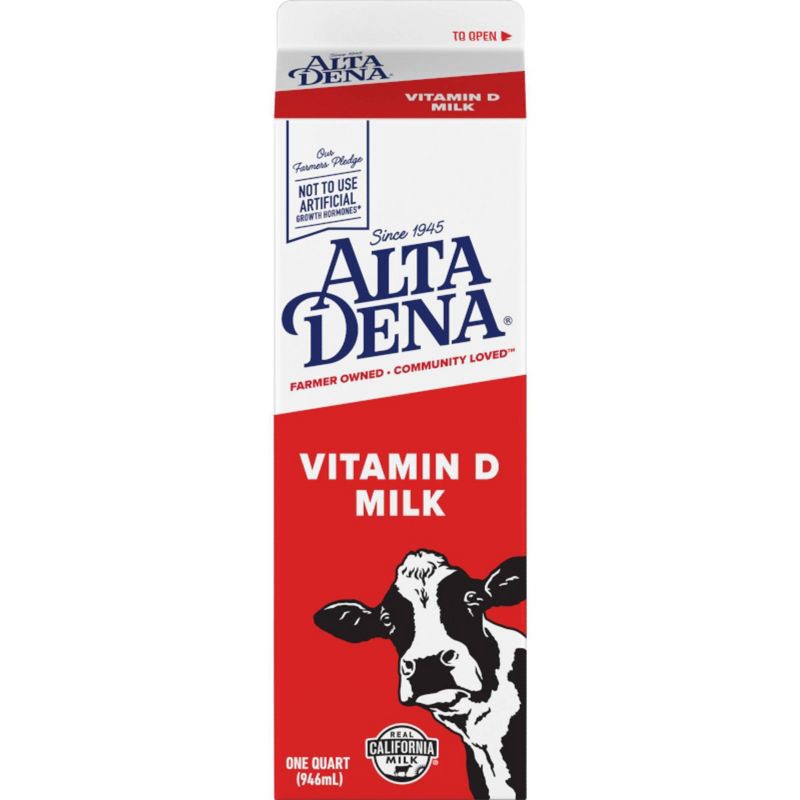 slide 1 of 7, Alta Dena Vitamin D Milk - 1qt, 1 qt