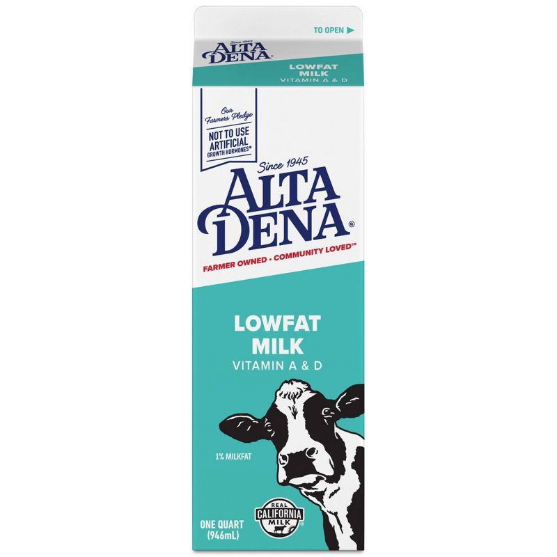 slide 1 of 7, Alta Dena 1% Milk - 1qt, 1 qt