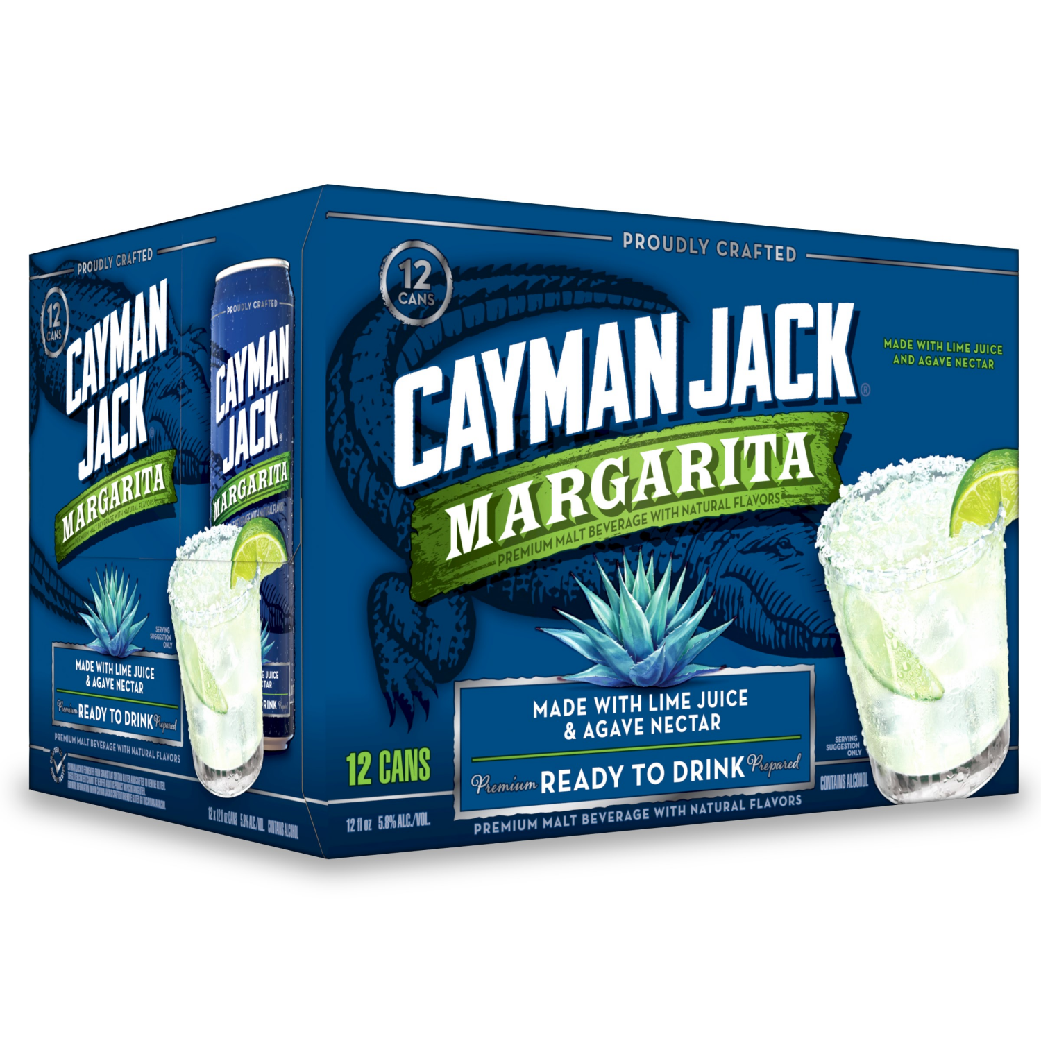 slide 4 of 4, Cayman Jack Margarita 12pk Slim Cans, 12 ct; 12 oz