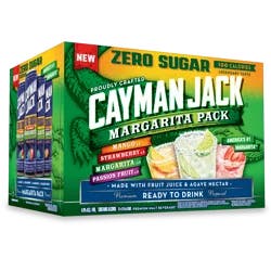 Cayman Jack Zero Sugar Variety Pack, 12 Pack, 12 fl oz Cans, 4.8% ABV