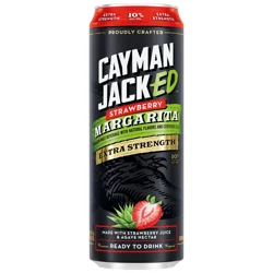 Cayman Jack Strawberry Margarita Flavored Beverage - 19.2 fl oz Can