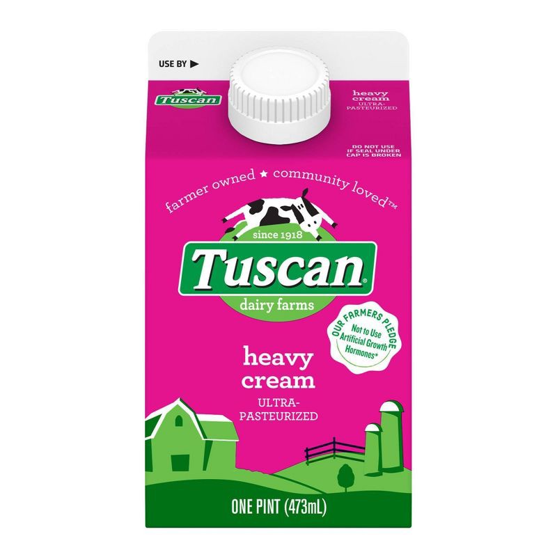 slide 1 of 6, Tuscan Heavy Whipping Cream - 16 fl oz (1pt), 16 fl oz, 1 pint