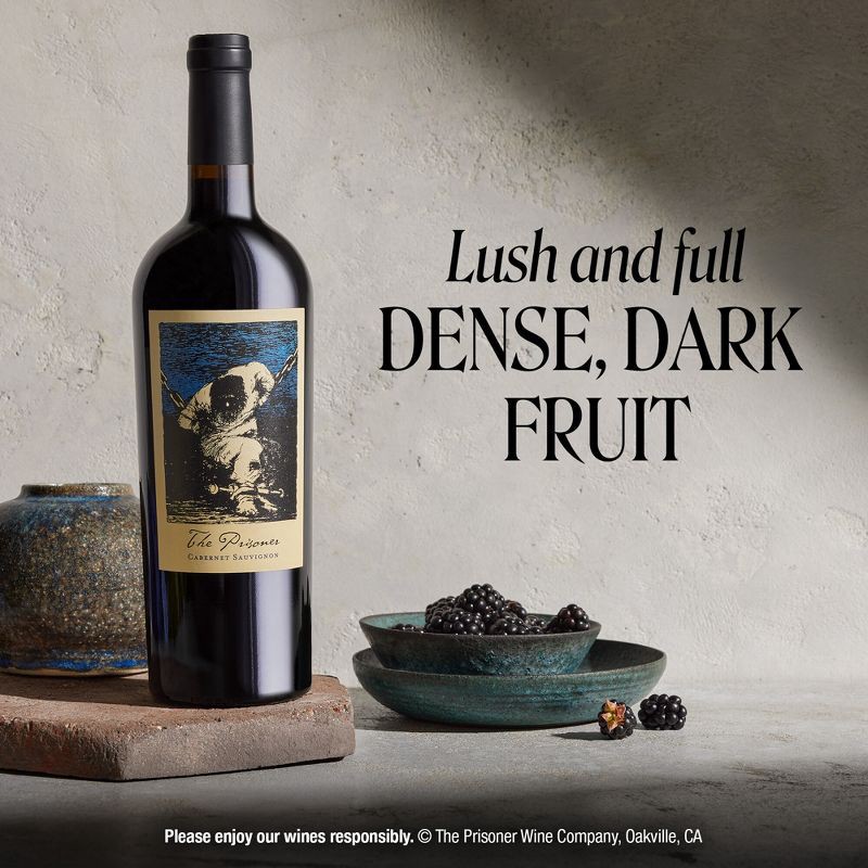 slide 4 of 9, The Prisoner Wine Company The Prisoner Napa Valley Cabernet Sauvignon Red Wine by The Prisoner - 750ml Bottle, 750 ml