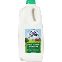 Oak Farms Dairy Oak Farms Lowfat Cultured Buttermilk - 0.5gal