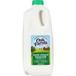 Oak Farms Dairy Oak Farms Lowfat Cultured Buttermilk - 0.5gal
