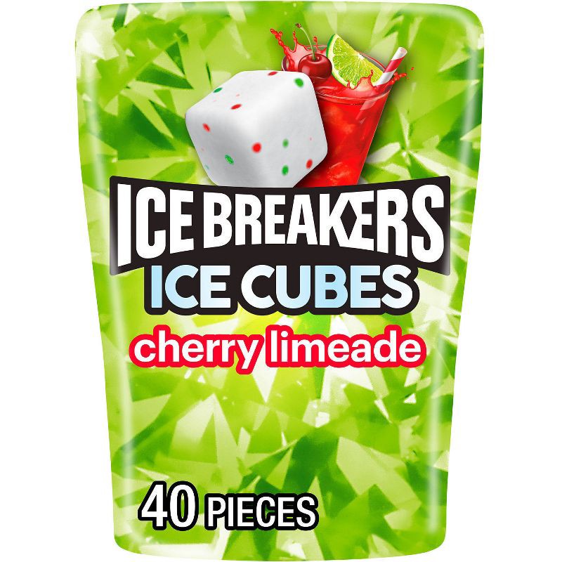 slide 1 of 7, Ice Breakers Ice Cubes Cherry Limeade Bottle Pack Gum - 3.24oz, 3.24 oz