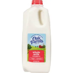 Oak Farms Dairy Oak Farms Whole Milk - 0.5gal