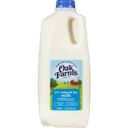 Oak Farms Dairy Oak Farms 2% Reduced Fat Milk - 0.5gal