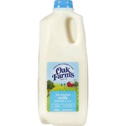 Oak Farms Dairy Oak Farms 1% Lowfat Milk - 0.5gal