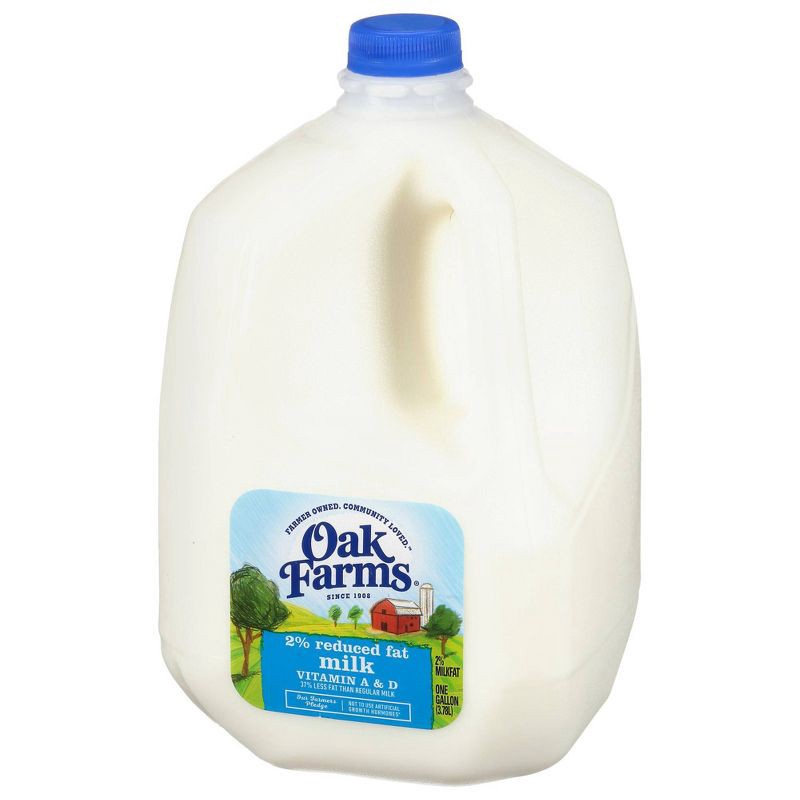 slide 4 of 8, Oak Farms Dairy Oak Farms 2% Reduced Fat Milk - 1gal, 1 gal