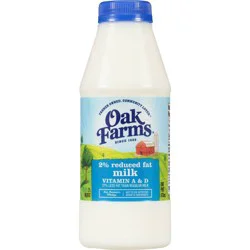 Oak Farms Dairy Oak Farms 2% Reduced Fat Milk - 1pt