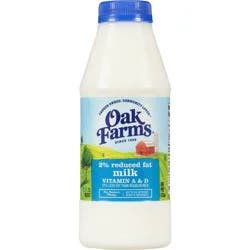 Oak Farms Dairy Oak Farms 2% Reduced Fat Milk - 1pt