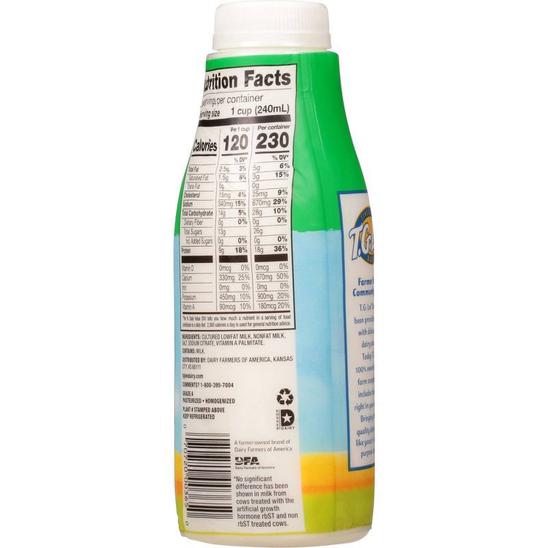 slide 4 of 5, T.G. Lee Lowfat Buttermilk - 1pt, 1 pint