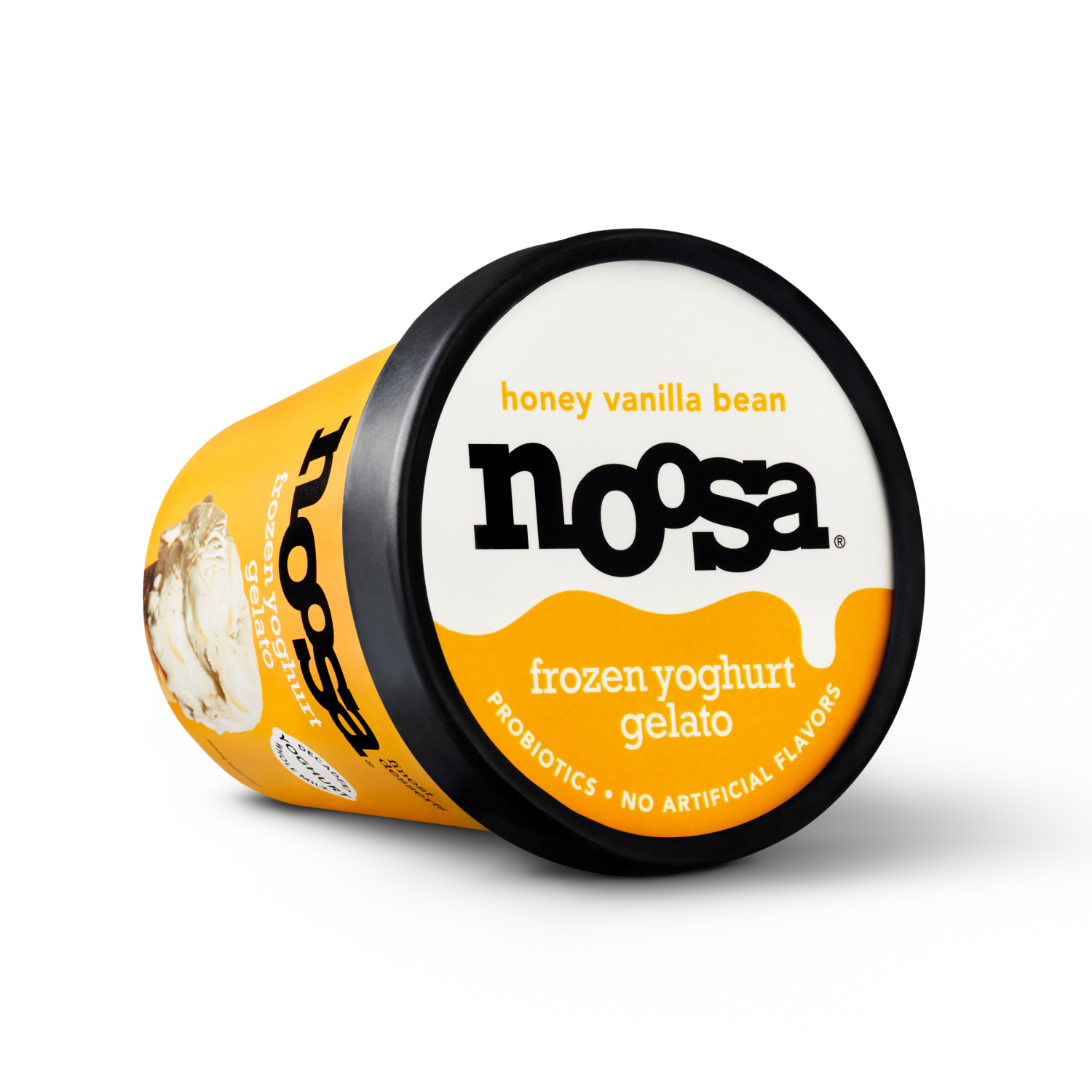 slide 4 of 4, noosa Honey Vanilla Gelato, 14 fl oz