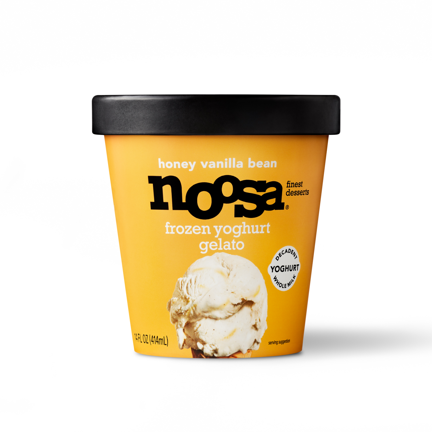 slide 1 of 4, noosa Honey Vanilla Gelato, 14 fl oz