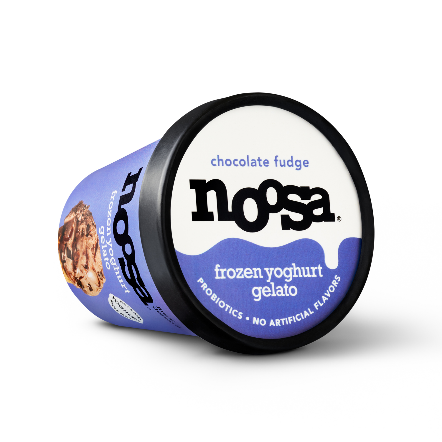 slide 3 of 5, Noosa Chocolate Fudge Gelato, 14 fl oz