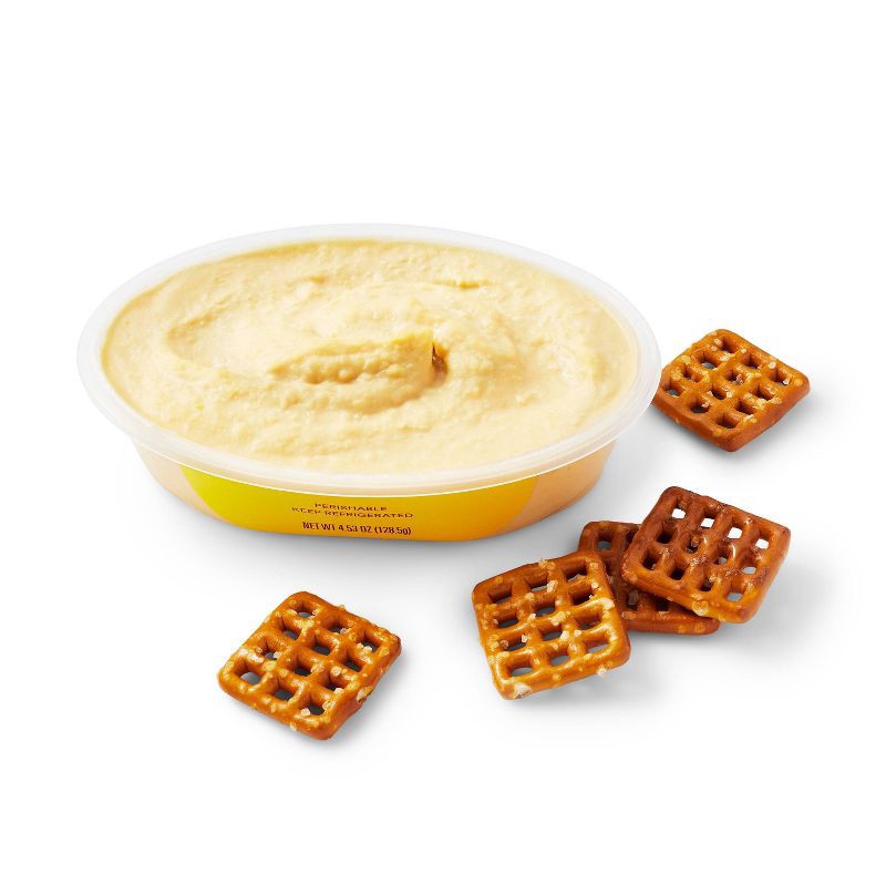 slide 3 of 4, Classic Hummus & Pretzels Cup - 4.53oz - Good & Gather™, 4.53 oz
