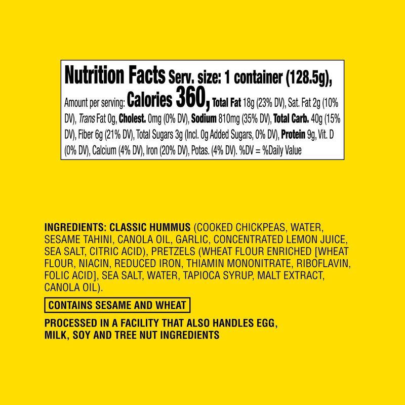 slide 4 of 4, Classic Hummus & Pretzels Cup - 4.53oz - Good & Gather™, 4.53 oz