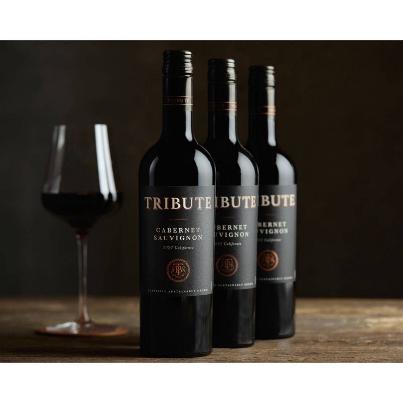 slide 6 of 7, Tribute Cabernet Sauvignon Red Wine - 750ml Bottle, 750 ml
