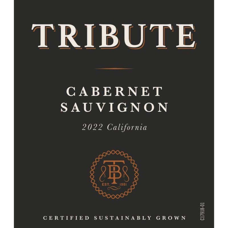 slide 4 of 7, Tribute Cabernet Sauvignon Red Wine - 750ml Bottle, 750 ml