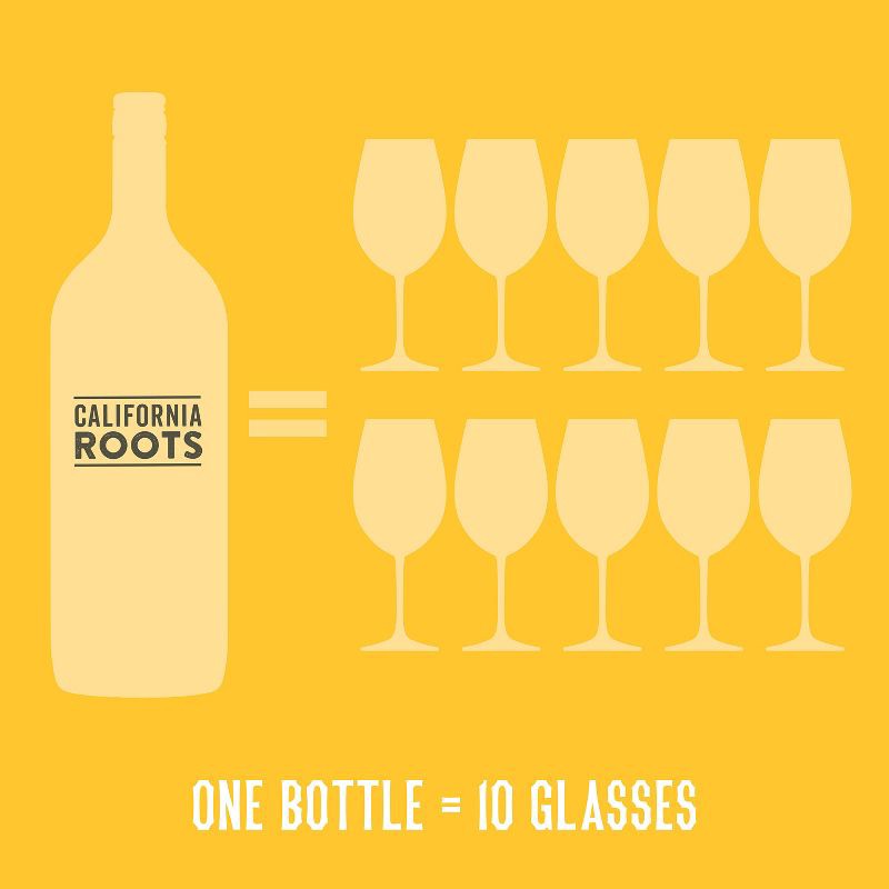 slide 5 of 7, Chardonnay White Wine - 1.5L Bottle - California Roots™, 1.5 liter