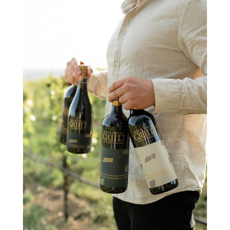 slide 4 of 5, Quilt Cabernet Sauvignon Red Wine - 750ml Bottle, 750 ml