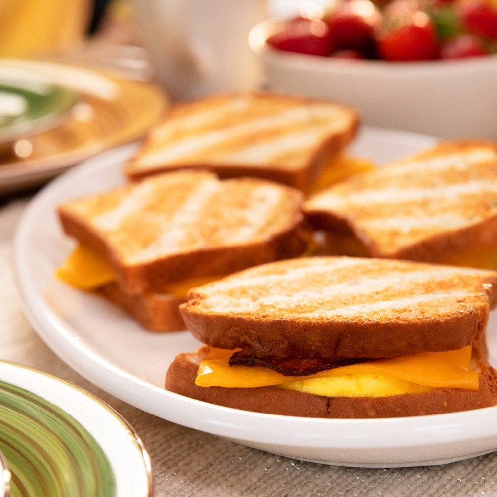 slide 5 of 5, Brazi Bites Gluten Free Turkey, Bacon, Egg & Cheese Frozen Breakfast Sandwich - 4oz, 4 oz