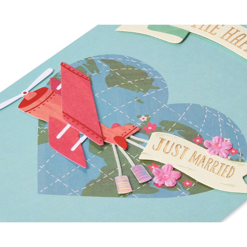 slide 2 of 5, Wedding Card 'Just Married' - PAPYRUS, 1 ct