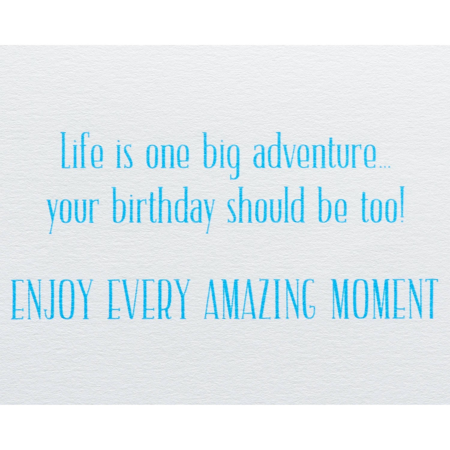 slide 3 of 5, Birthday Card One Big Adventure - PAPYRUS, 1 ct