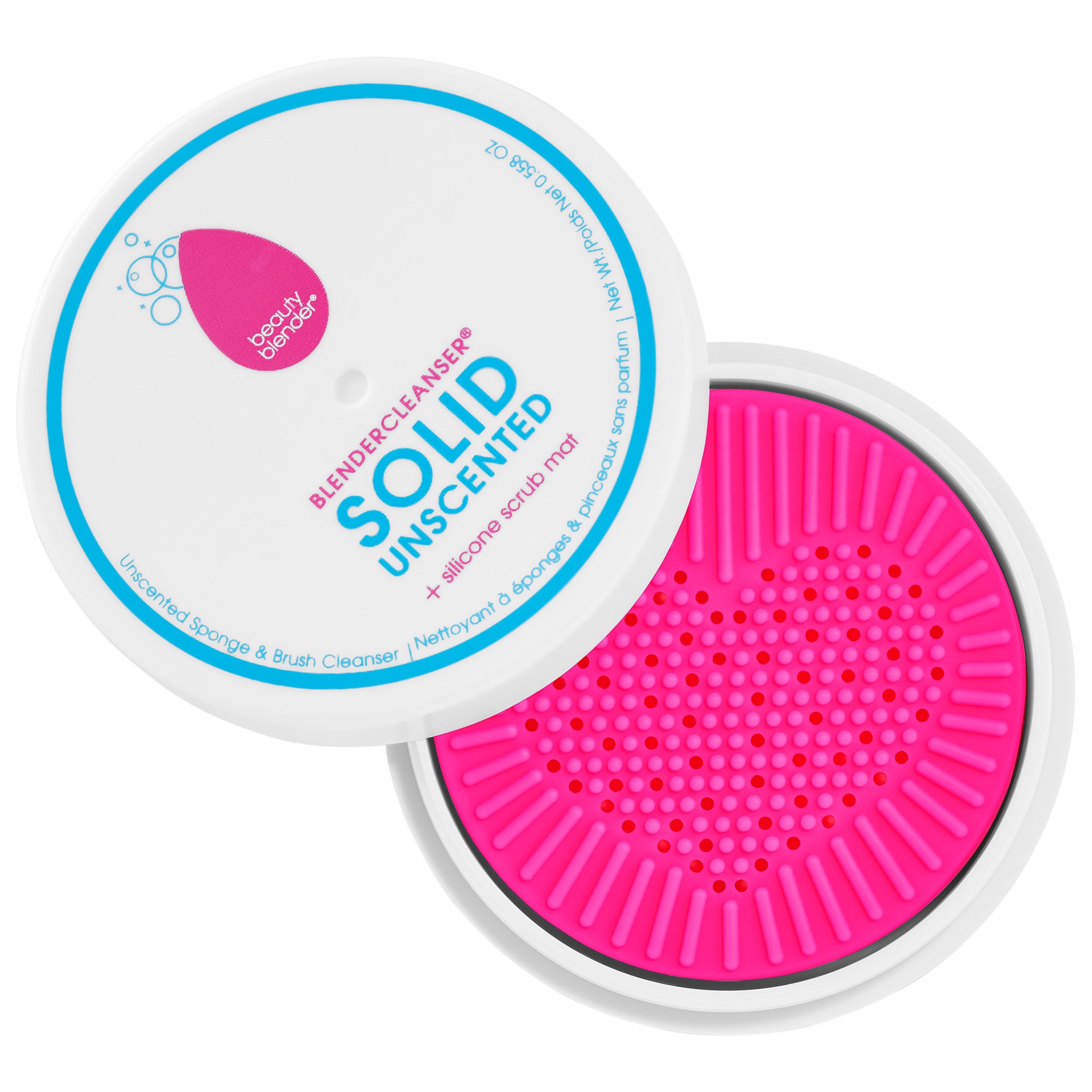 slide 1 of 3, Beautyblender Mini Blendercleanser® Solid- Unscented Unscented, 0.558 oz/  16.4 ml
