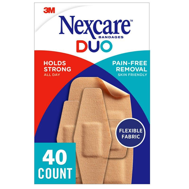 slide 6 of 10, Nexcare Duo Assorted Bandages - 40ct, 40 ct