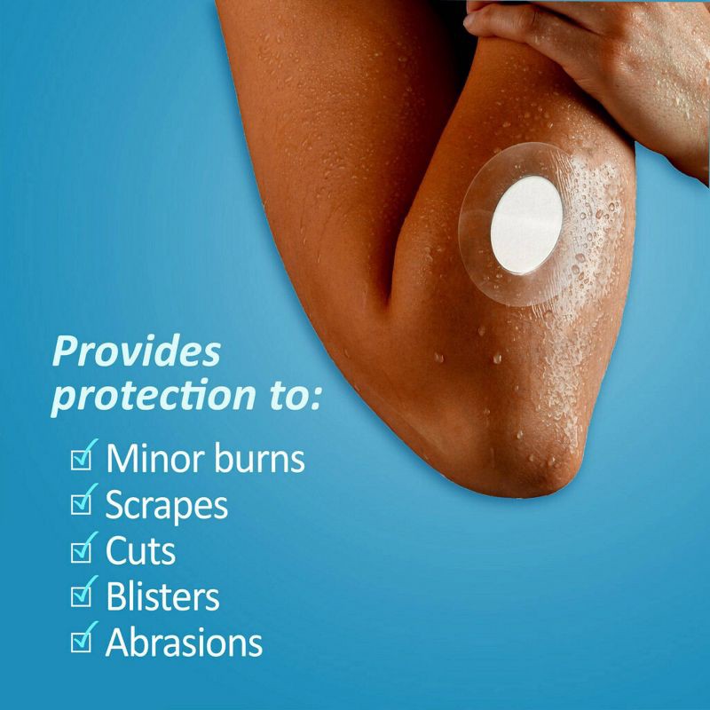 slide 5 of 9, Nexcare Tegaderm + Pad Transparent Dressing - Oval - 3.5" x 4.125" - 3ct, 3 ct