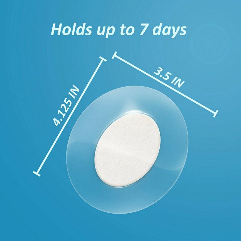 slide 8 of 9, Nexcare Tegaderm + Pad Transparent Dressing - Oval - 3.5" x 4.125" - 3ct, 3 ct
