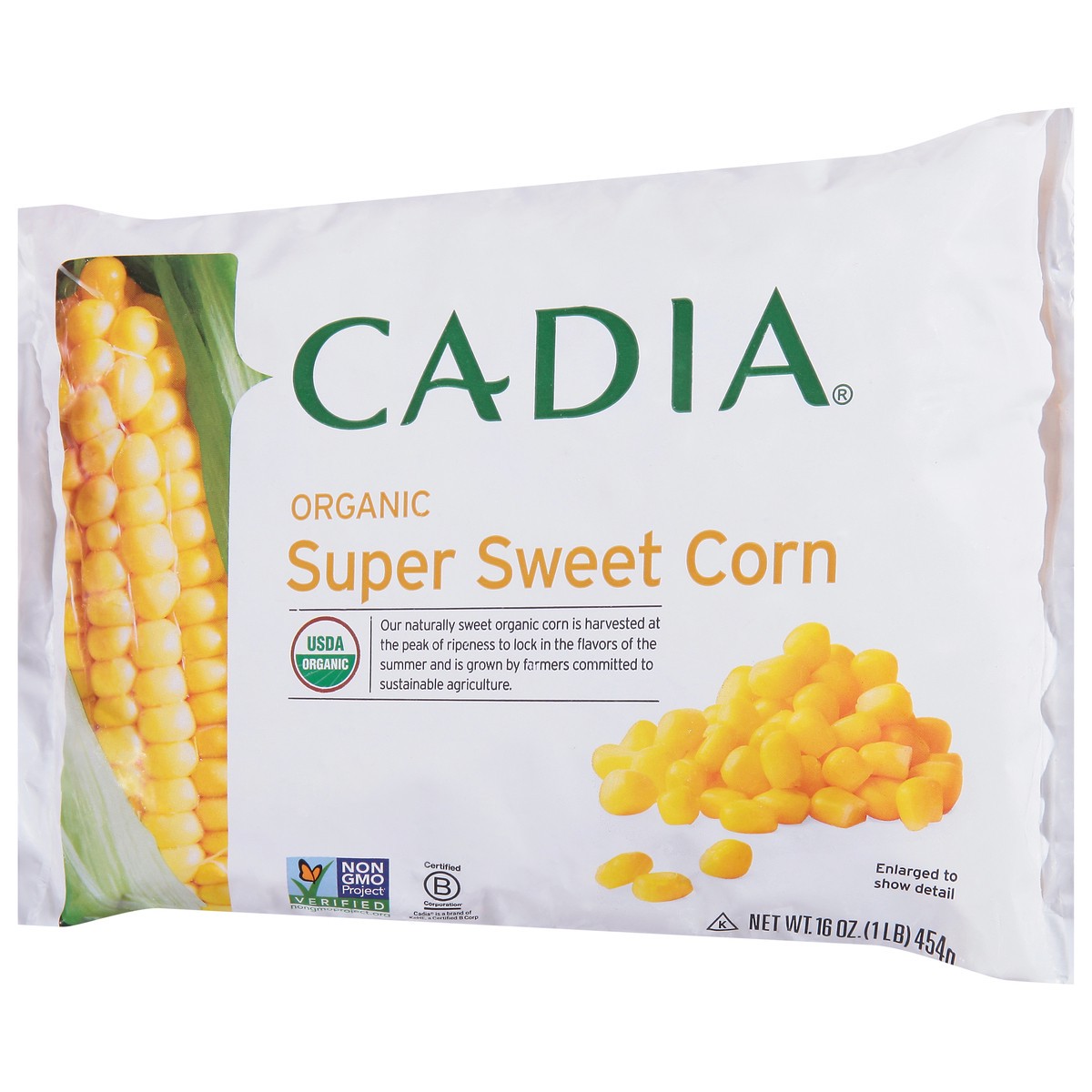 slide 7 of 13, Cadia Super Sweet Organic Corn 16 oz, 16 oz