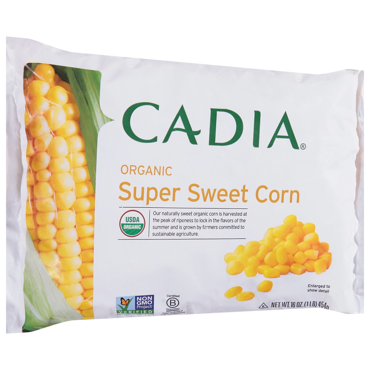 slide 10 of 13, Cadia Super Sweet Organic Corn 16 oz, 16 oz