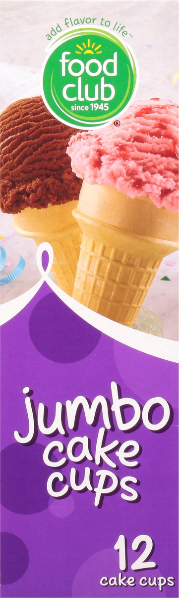 slide 7 of 11, Food Club Jumbo Ice Cream Cones, 12 ct