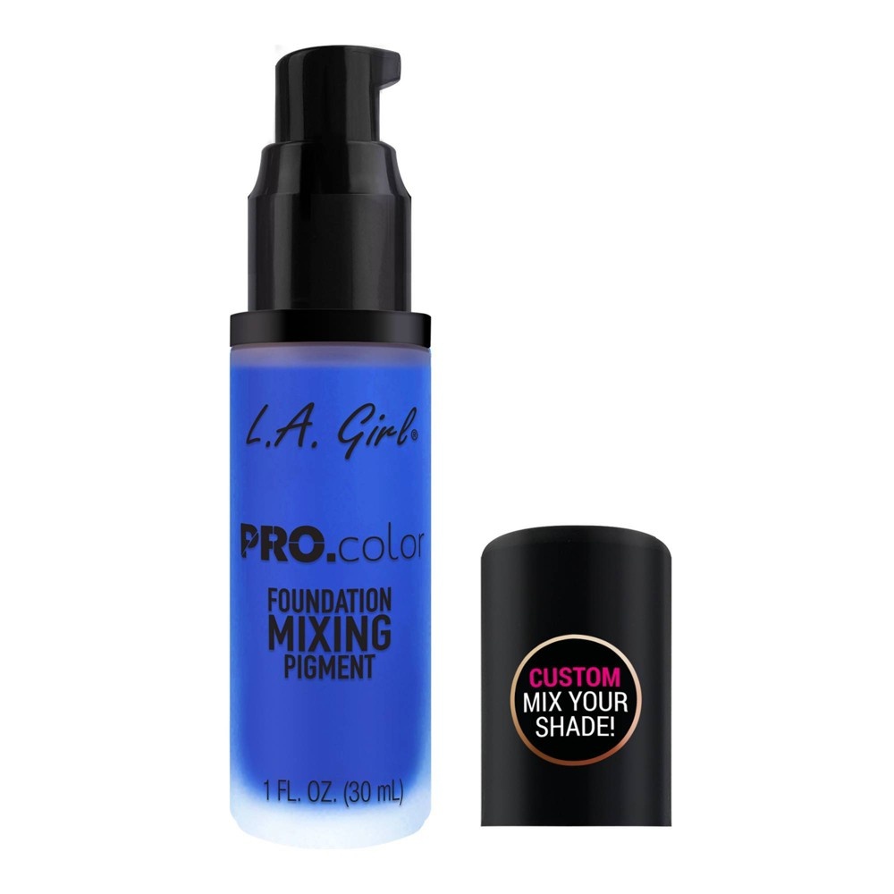 slide 2 of 3, L.A. Girl Pro.Color Foundation Mixing Pigment - Blue, 1 oz