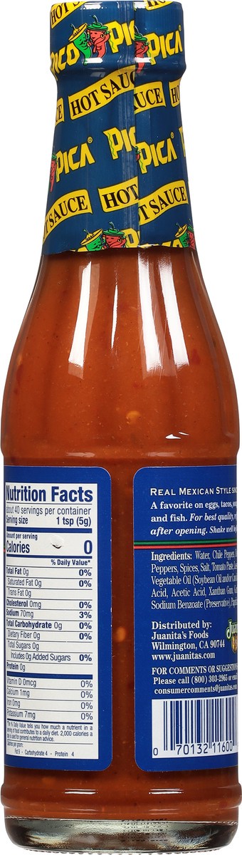 slide 3 of 9, Pico Pica Real Mexican Style Hot Sauce 7 oz, 7 oz