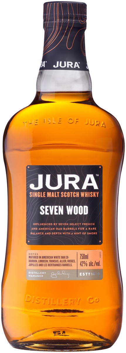 slide 2 of 2, JURA Seven Wood Single Malt Scotch Whisky, 750 ml