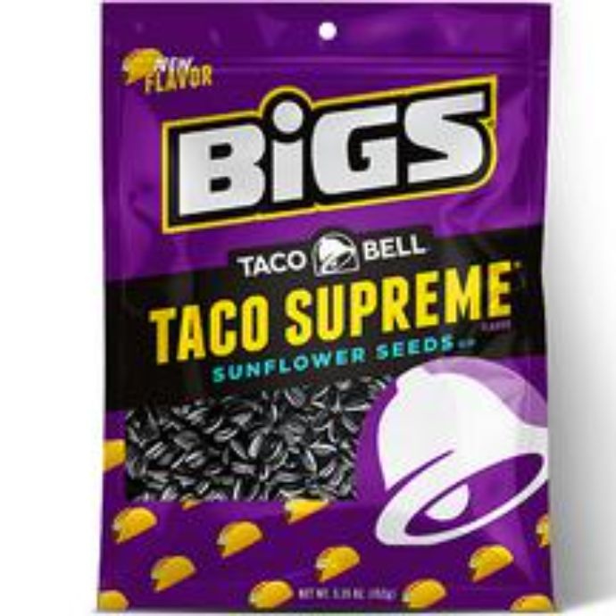 slide 1 of 1, BIGS Taco Supreme Sunflower Seeds, 5.35 oz
