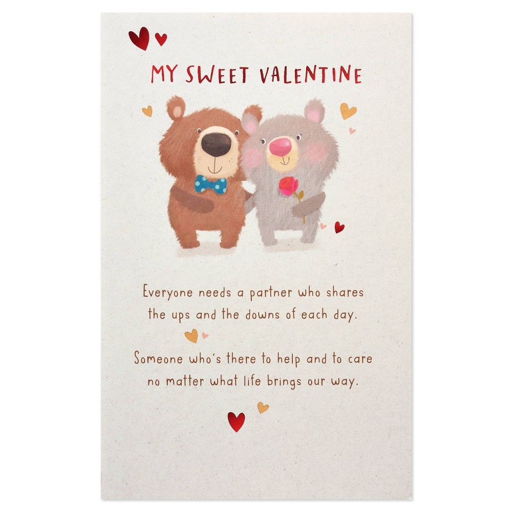 slide 5 of 6, Carlton Cards Valentine's Day Card Romantic My Sweet Valentine, 1 ct