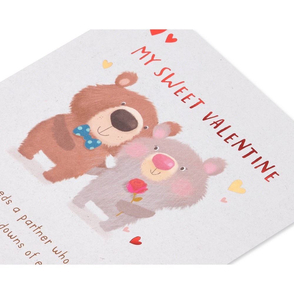 slide 6 of 6, Carlton Cards Valentine's Day Card Romantic My Sweet Valentine, 1 ct