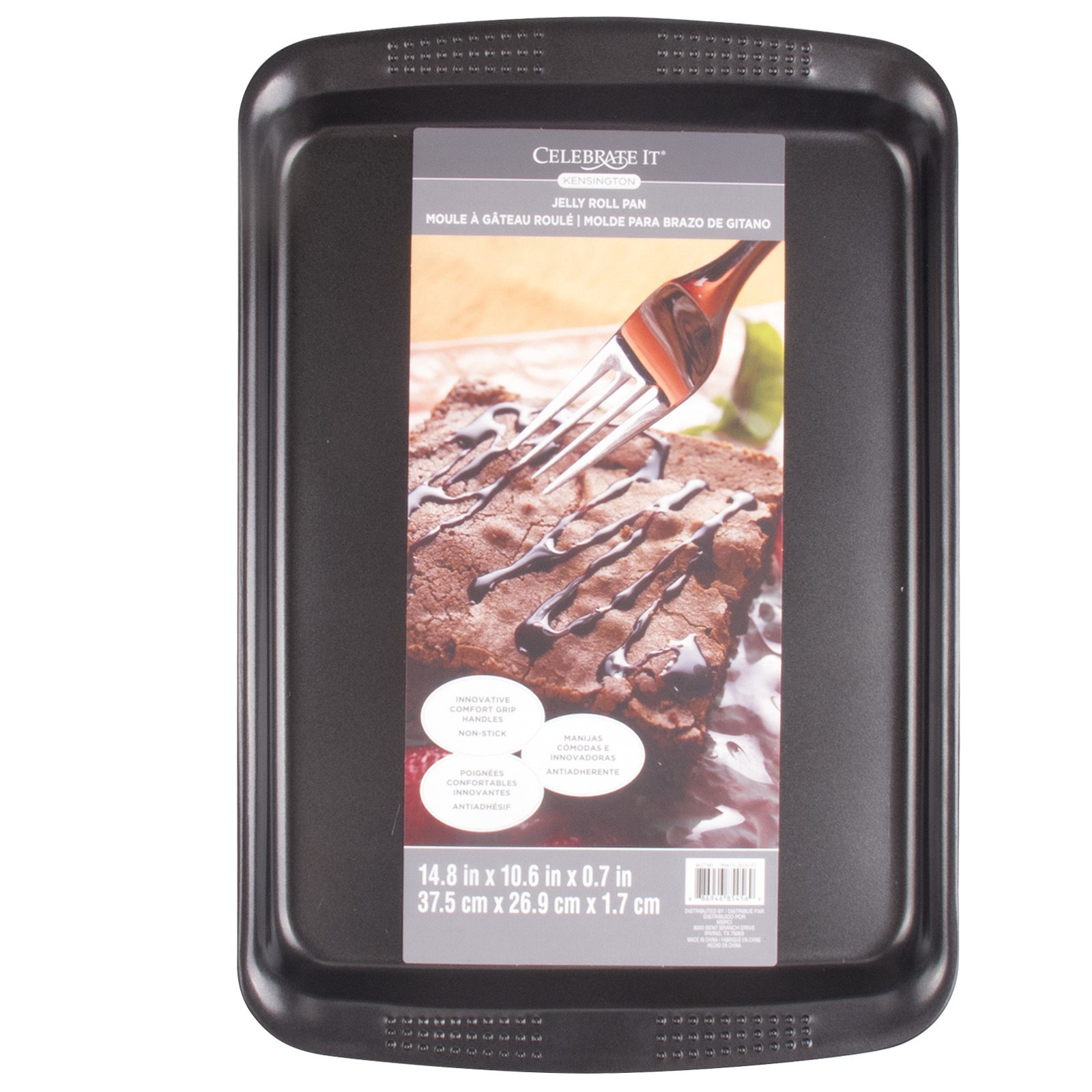 slide 2 of 4, Kensington Jelly Roll Pan By Celebrate It, 14.8 in x 10.6 in x 0.7 in